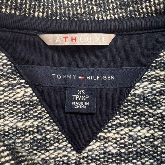 Tommy Hilfiger Athluxe Jacket Zip Front Navy Blue Ladies Size XS - Picture 2 of 6